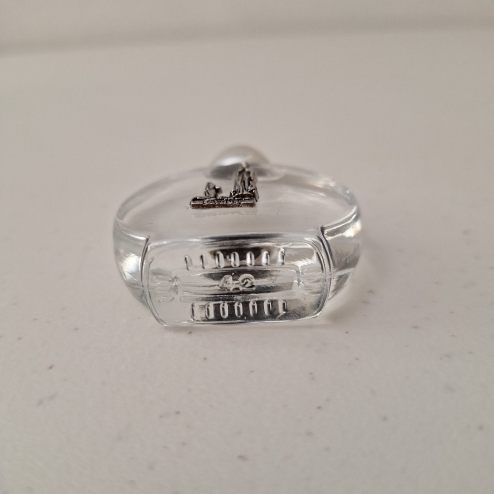 Lourdes French Catholic bottle Of Holy Water Mother Mary in Silver plated - Picture 7 of 10